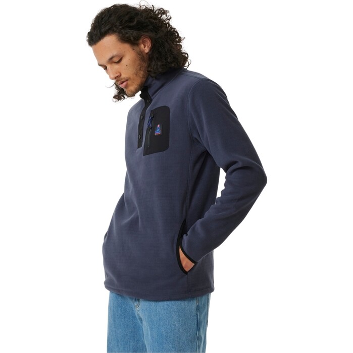 2024 Rip Curl Hombres Bsqueda Polar Fleece Crew 05QMFL - Purple Night